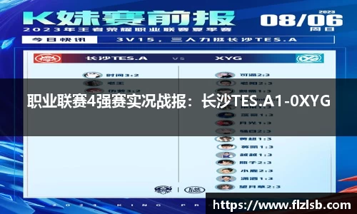 职业联赛4强赛实况战报：长沙TES.A1-0XYG